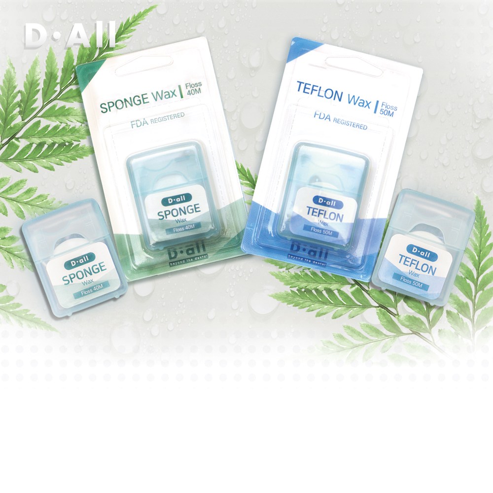 D.ALL 치과용 테이프형 부드럽게 들어가는 왁스 치실 (테프론) 4,800원
