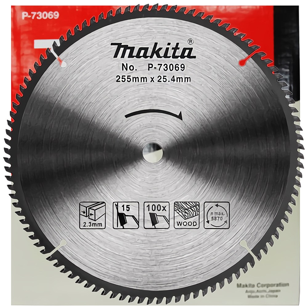 마끼다공식대리점 255mm 목재용 원형톱날 나무 목공 그라인더날 100날 3T 팁쏘 P-73069 27,880원
