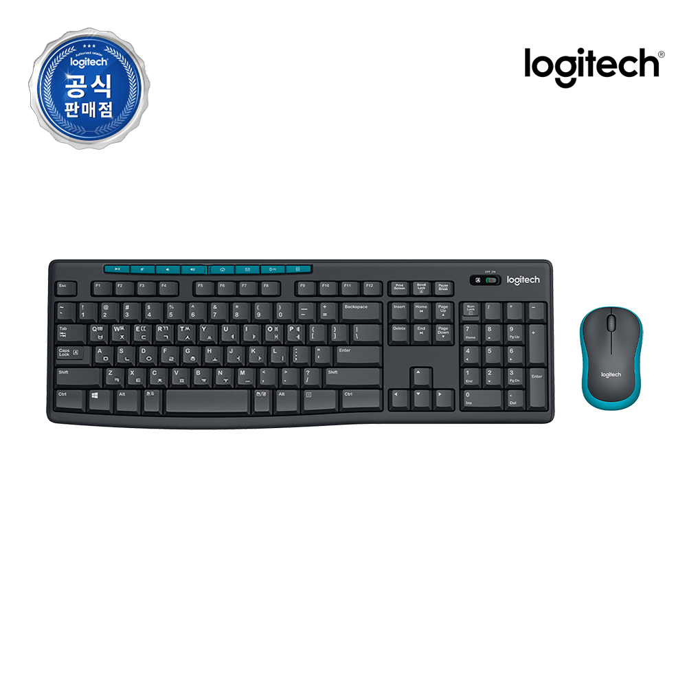 로지텍코리아 MK275 무선 키보드 마우스 세트, MK275, 블랙, 일반형 43,900원