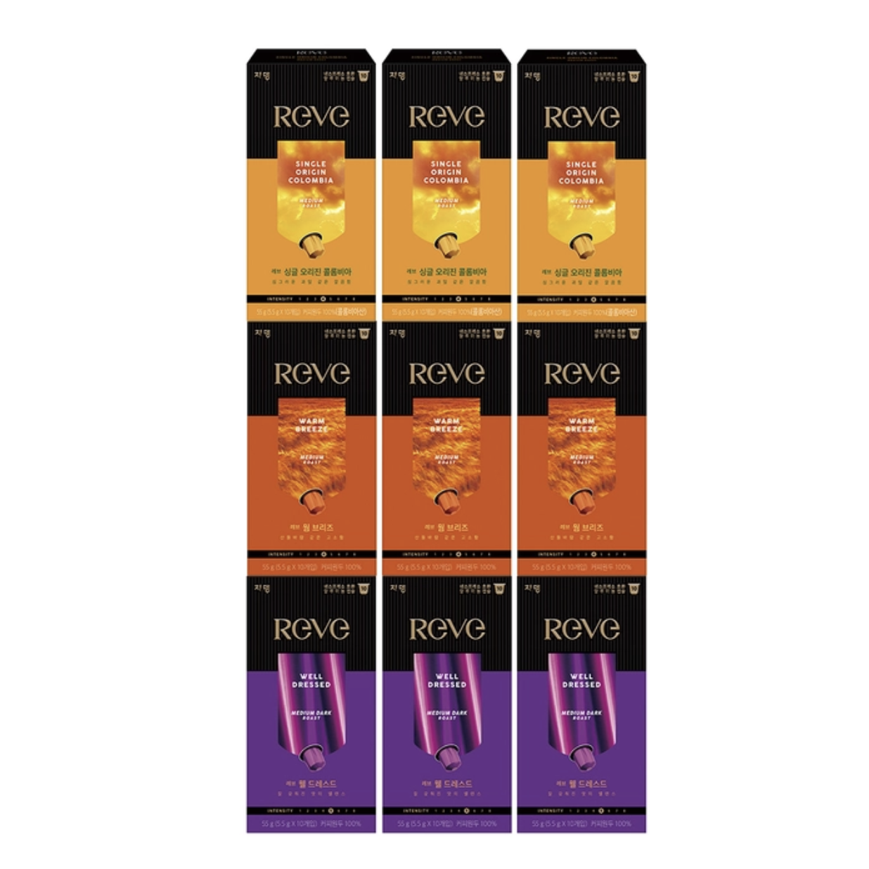 [네스프레소 호환] 쟈뎅 레브 캡슐커피 3종 혼합 버라이어티팩, 90개입 47,800원