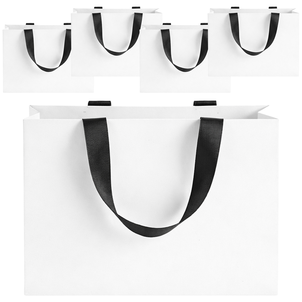 카로히포 깔끔하고 튼튼한 무지 선물용 종이 쇼핑백 종이백 6,400원