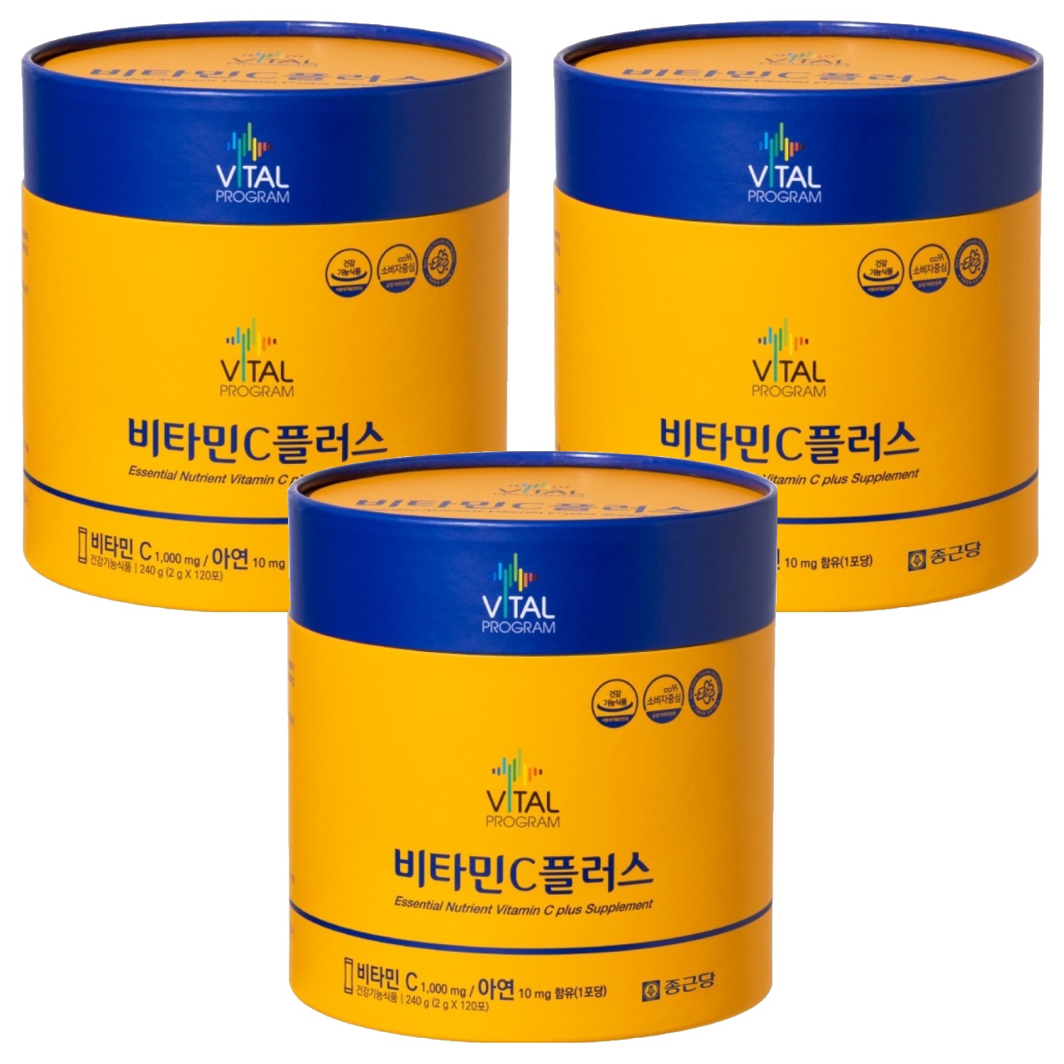 바이탈프로그램 종근당 비타민C 플러스 1000mg 120p 39,370원