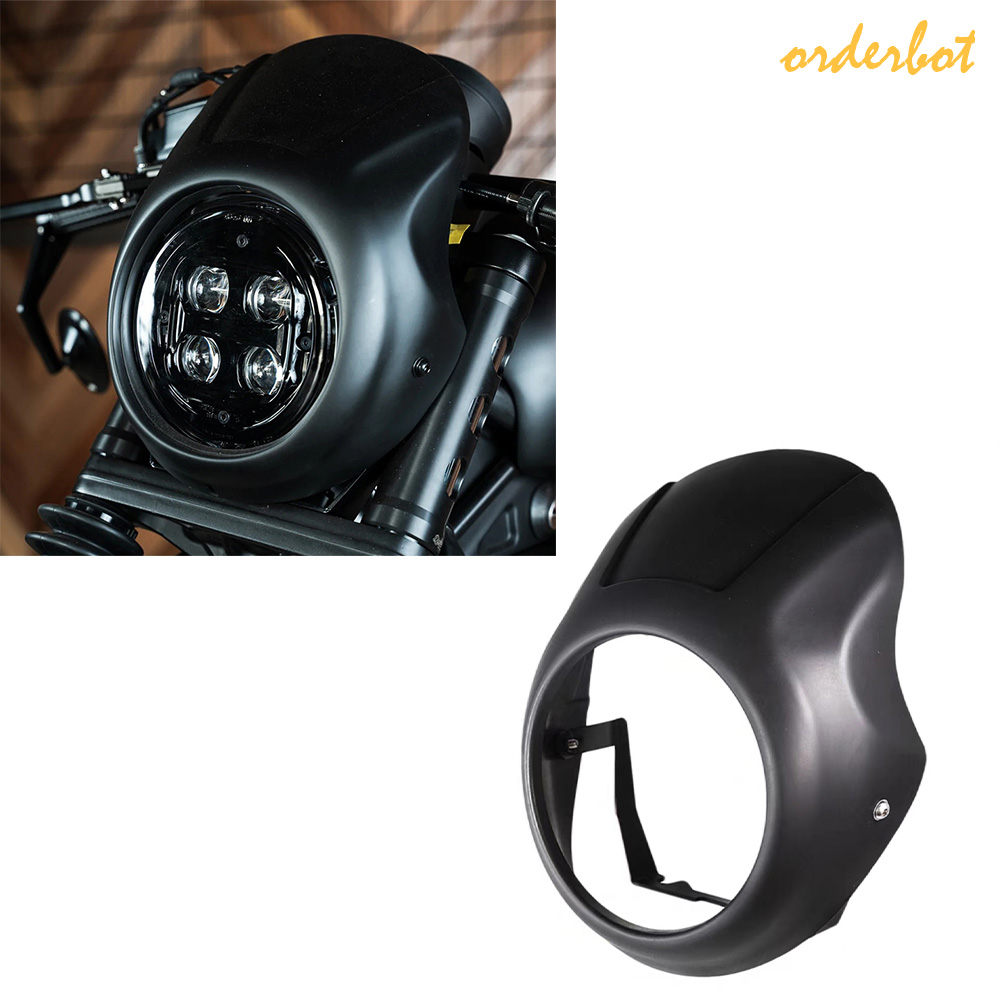 오더봇 혼다 레블500 300 헤드 램프 마스크 커버 rebel500 튜닝, 1개 48,800원