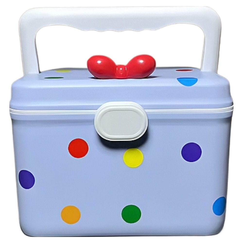 골드팡 가정용 귀여운 토트리본 약품 구급상자 블루 7,960원