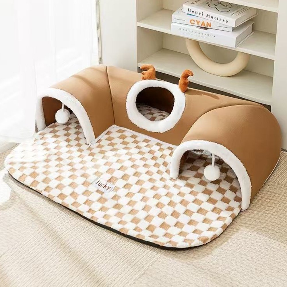 달리발리 오아시스 캣 하우스 숨숨집 터널 놀이터 숨박꼭질 일체형 장난감 25,900원