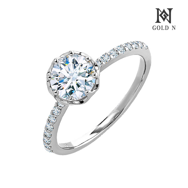 골드앤 14K 로에브 1캐럿 랩다이아몬드 반지 1,358,600원