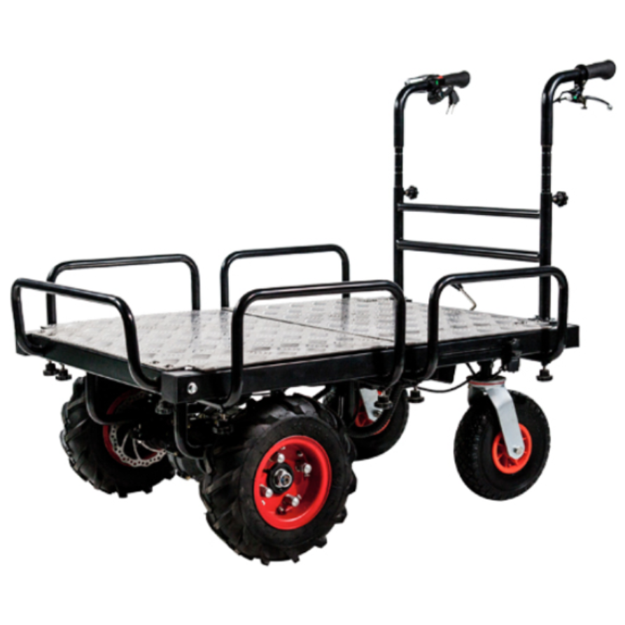 [대교종합기계] 배터리 분리형 4륜 충전운반차 (프레임 원터치 확장타입) /운반카트/ 전동 구루마/농업용 대차/ PC030-01, 1개 1,080,000원