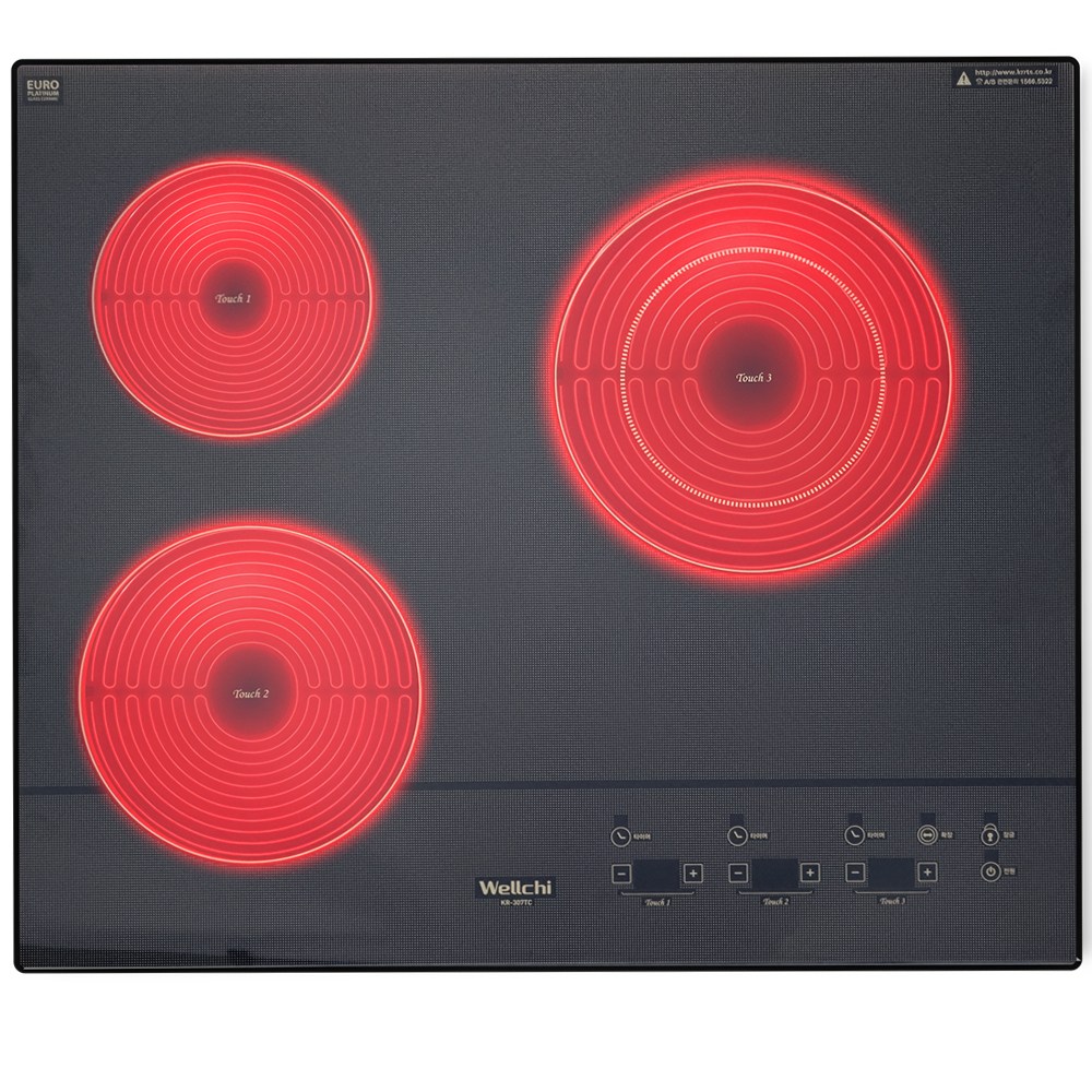 3구 전기레인지 하이라이트 자가설치/빌트인/15CM 스텐드, 3구하이라이트 자가설치 228,000원