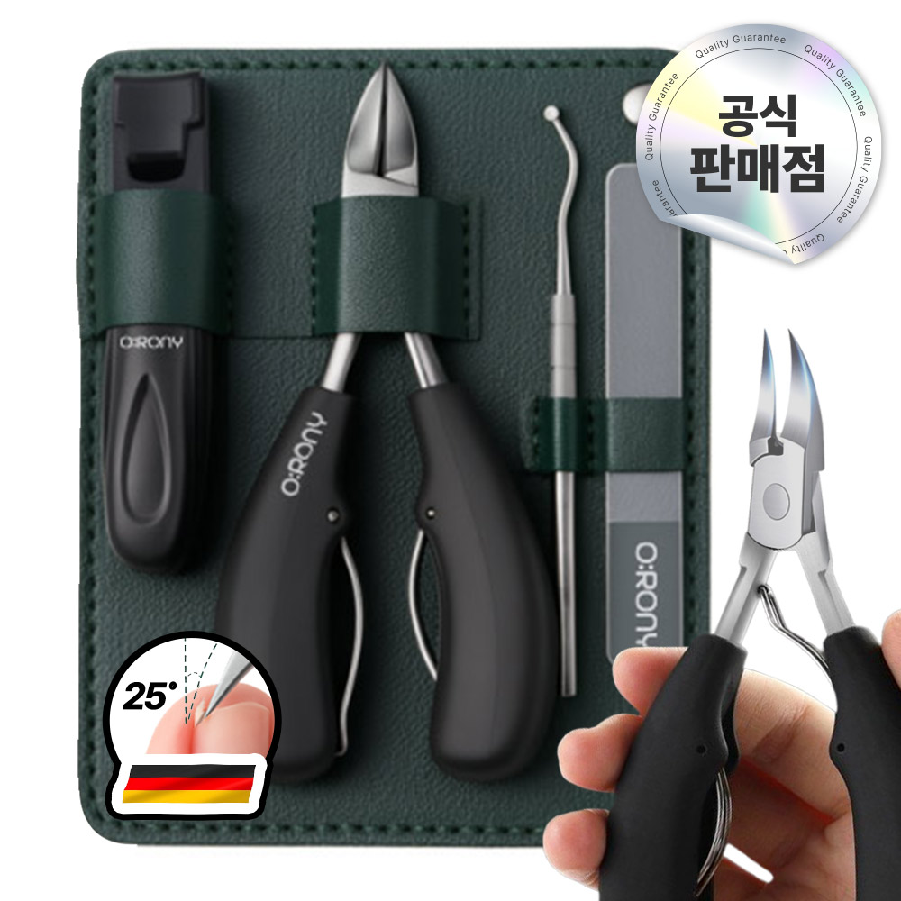 오로니 만능 고급  전문가용 두꺼운 내성 발톱깎이 4종 세트 13,900원