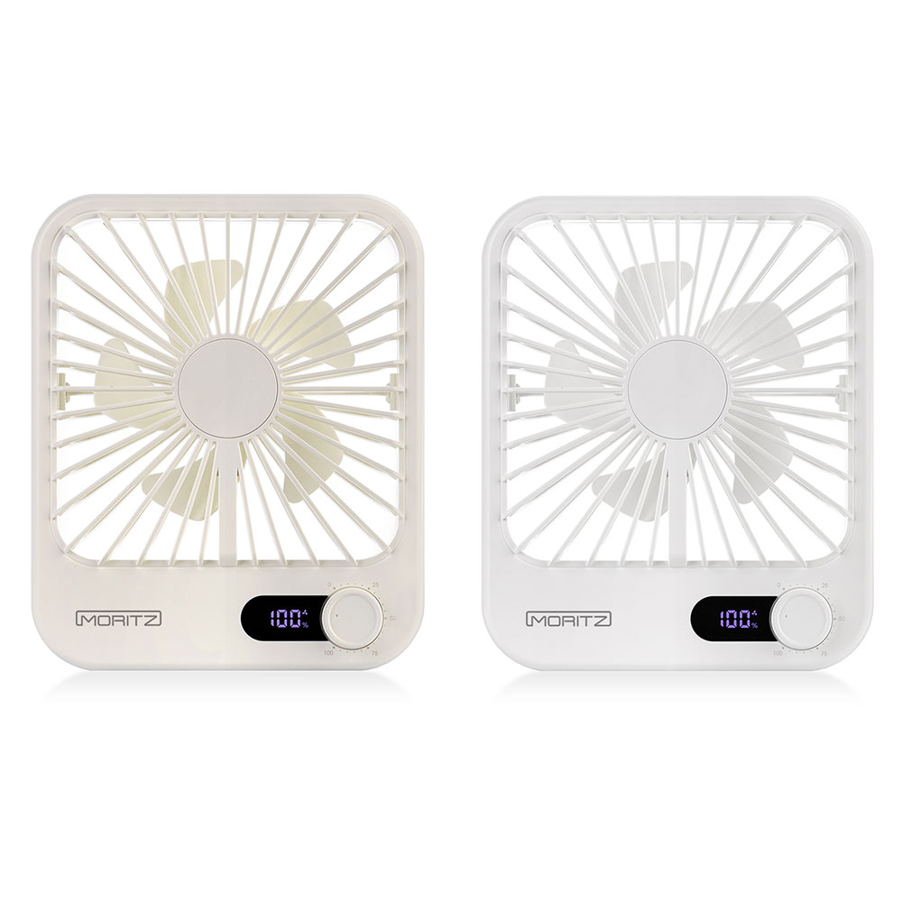 모리츠 BLDC 100단 조절 무선 슬림 데스크팬 선풍기 2종 세트 28,600원