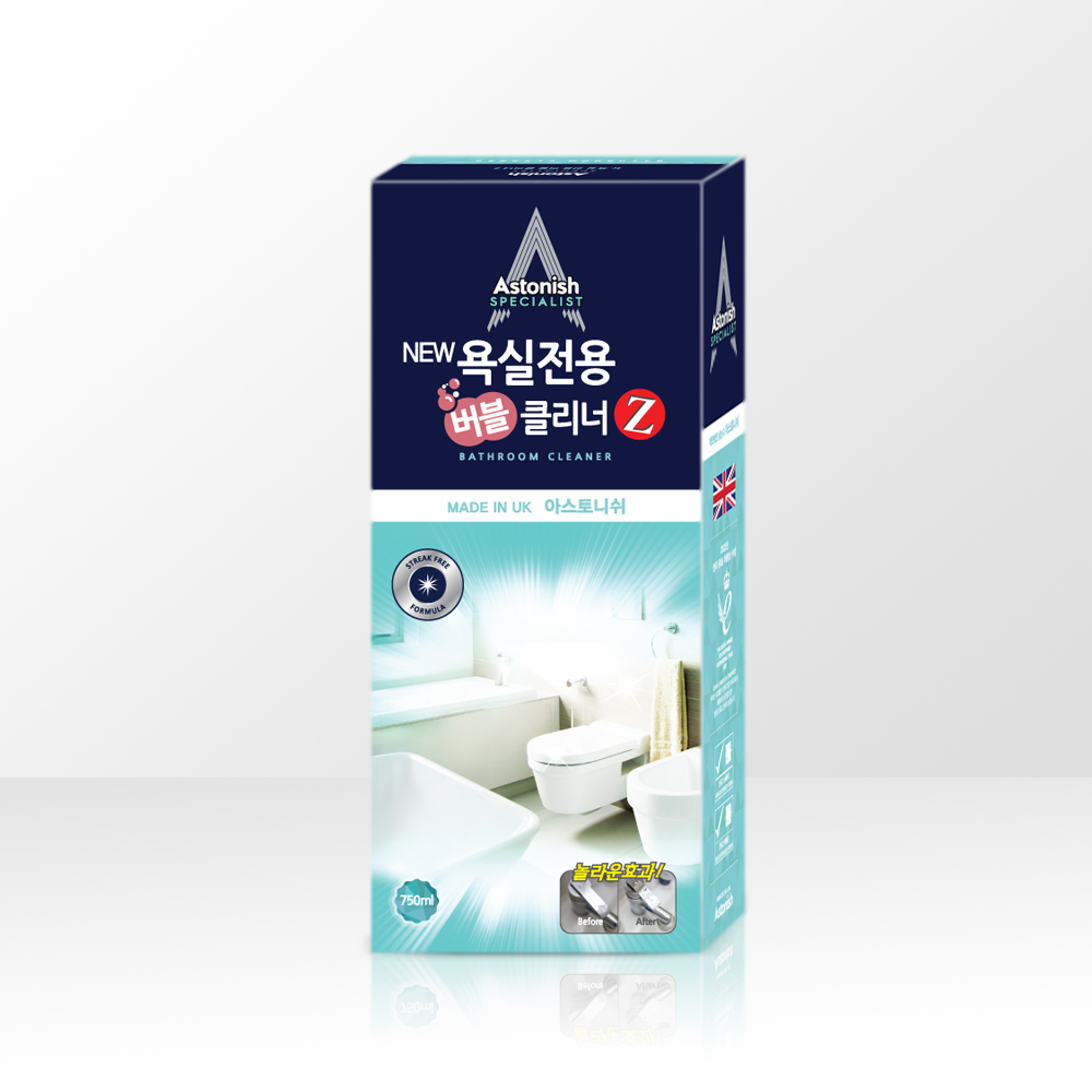 아스토니쉬 NEW 배스룸 버블 클리너 plus 욕실세정제 12,800원