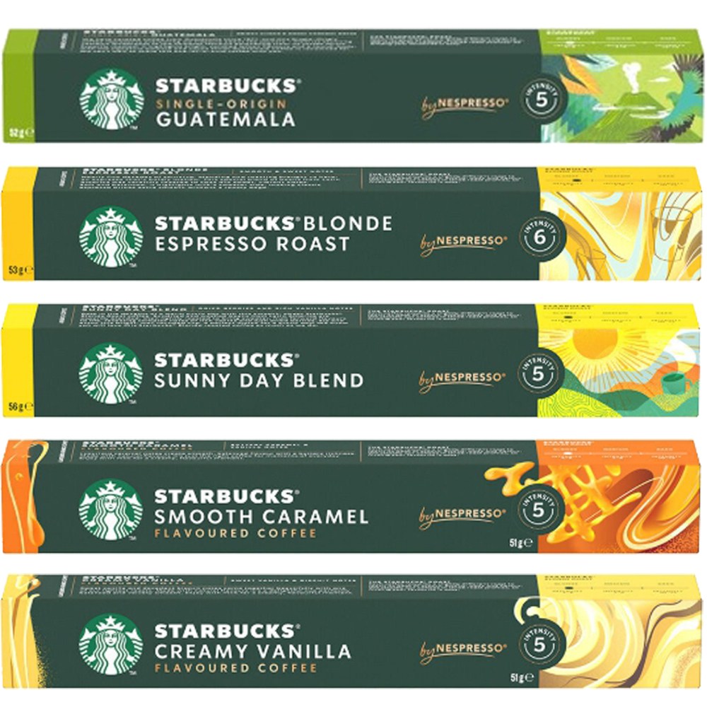 스타벅스 네스프레소 캡슐커피 부드러운향 마일드 5종 모음 셋트구성 43,720원