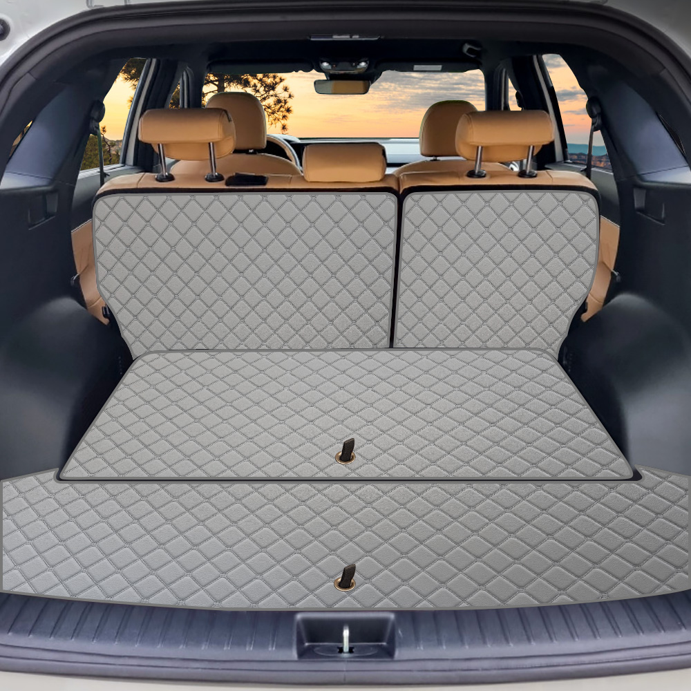 아이빌 더뉴 퀼팅 가죽 자동차 트렁크매트 + 2열등받이 풀세트 5인승분리형 52,350원