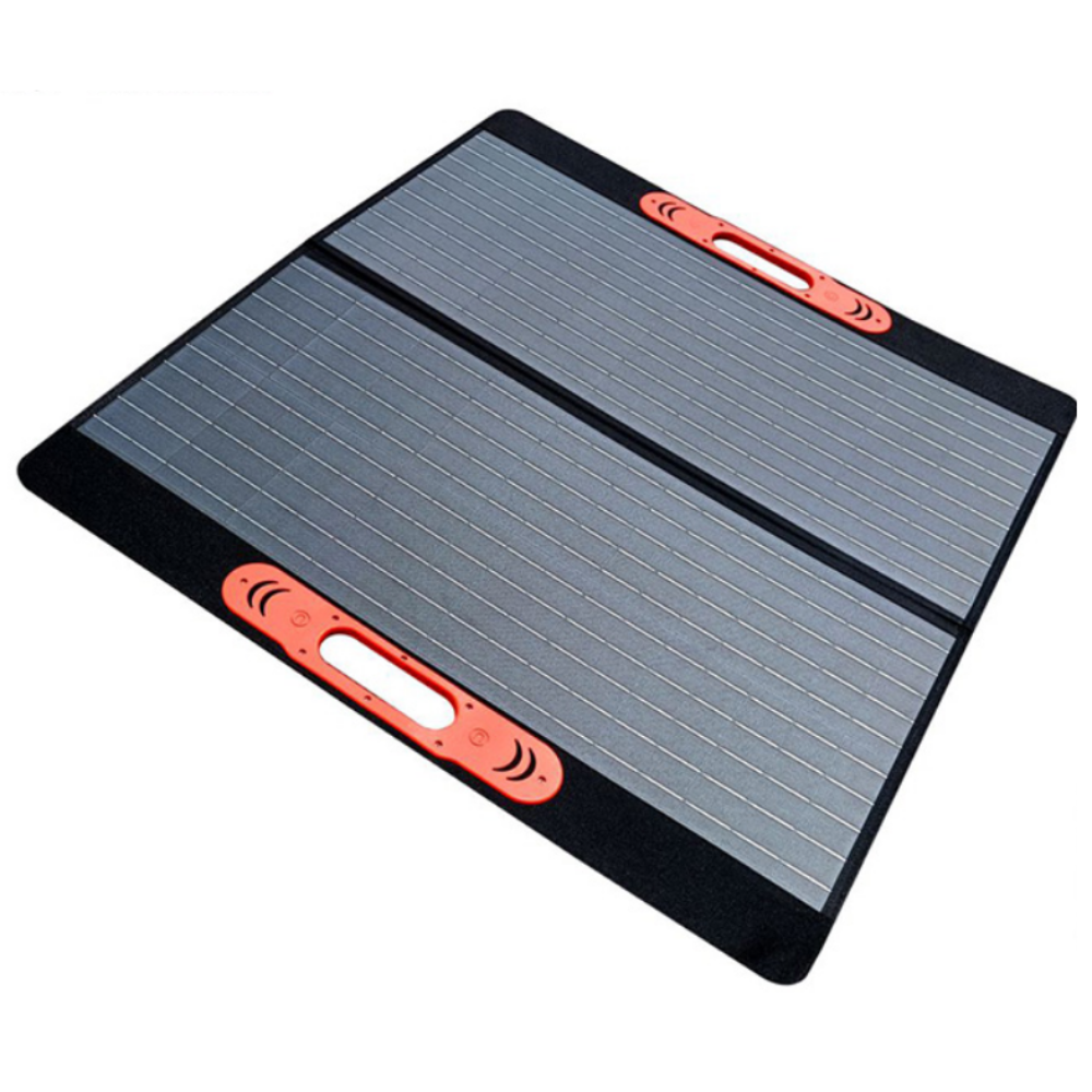 Campora 접이식 18V 태양광 패널 파워뱅크 보조배터리 고효율 가정 자동차 캠핑카 카라반 태양광패널, 100W (B) 330,250원