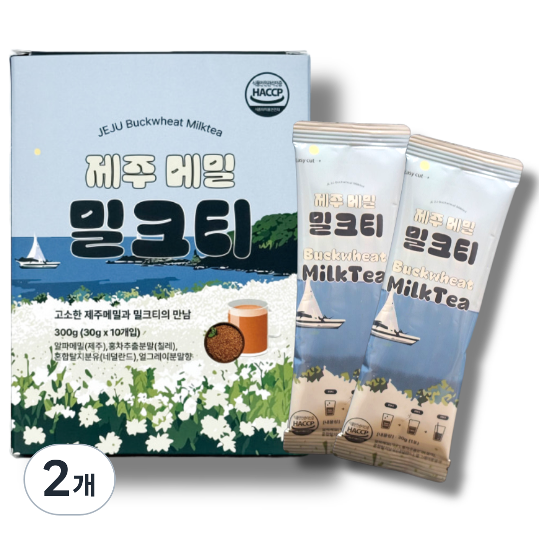 느랑풀 제주산 메밀 밀크티 스틱, 2개, 10개입, 30g 41,000원