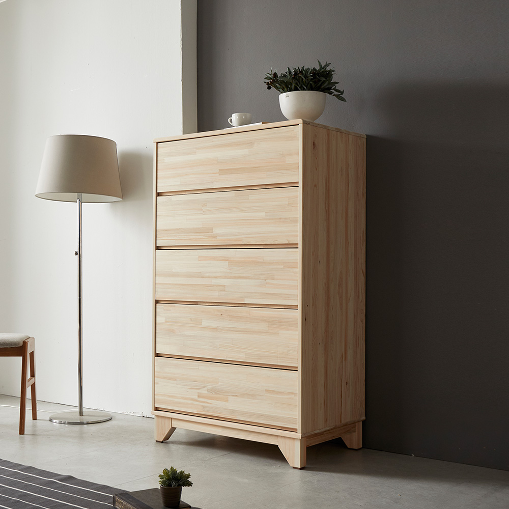 동서가구 편백나무 원목 800 5단 서랍장 DF639805 347,000원