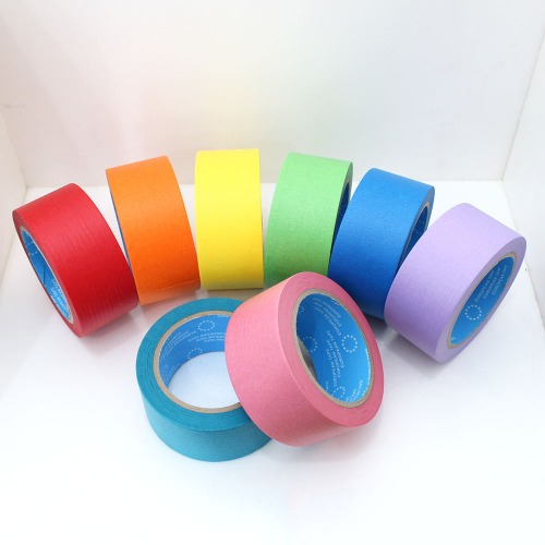 (8색묶음)무지개색 컬러마스킹테이프 48mm x8색(1세트), 빨.주.노.초.파.보.비취.핑크-8색 24,800원