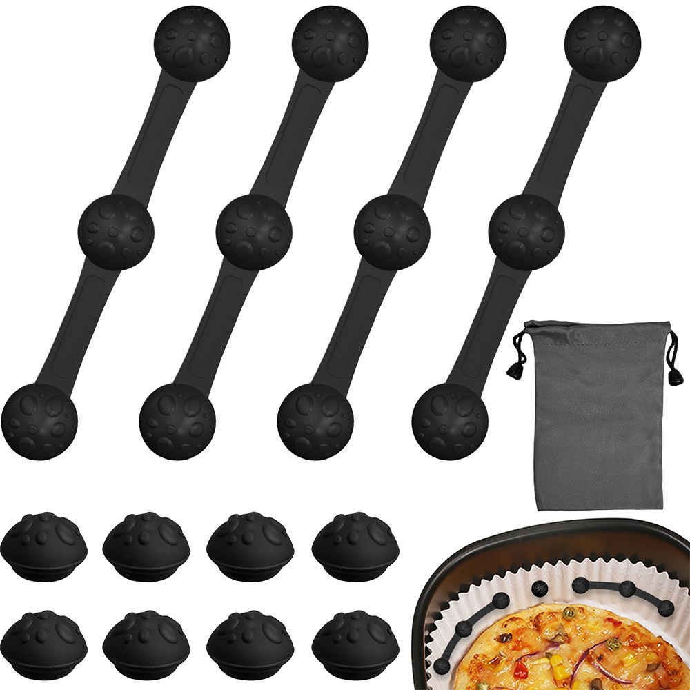 4개 세트 마그네틱 실리콘 버클, 에어프라이어용 고정용 고품질 실리콘 자석, 에어프라이어용 마그네틱 실리콘 버클 세트, 1개 15,890원