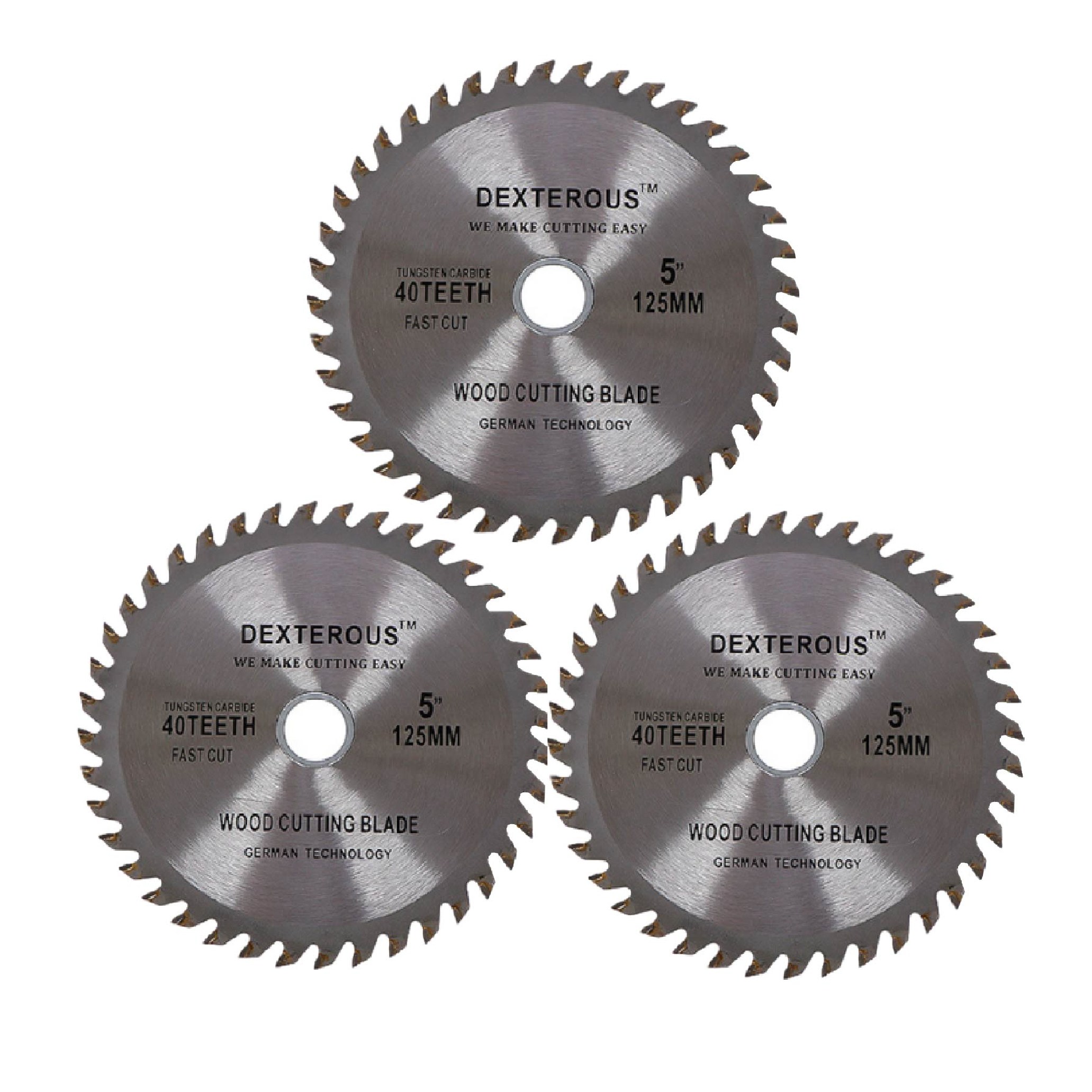 플로메리아 목공용 그라인더날 5인치 외경125mm 내경22.23mm 3개입 목공 톱수40개 초경팁 목재용 절단날 원형 톱날 초경 톱수40개 팁쏘 목공날 목공톱날 23,900원