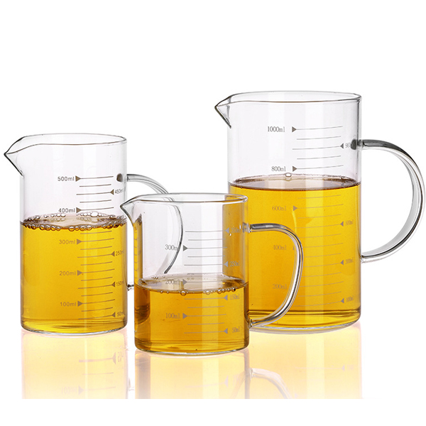 [Y+1] 누들 내열 강화유리 계량컵 비커 베이커리 전자렌지용기 7,600원