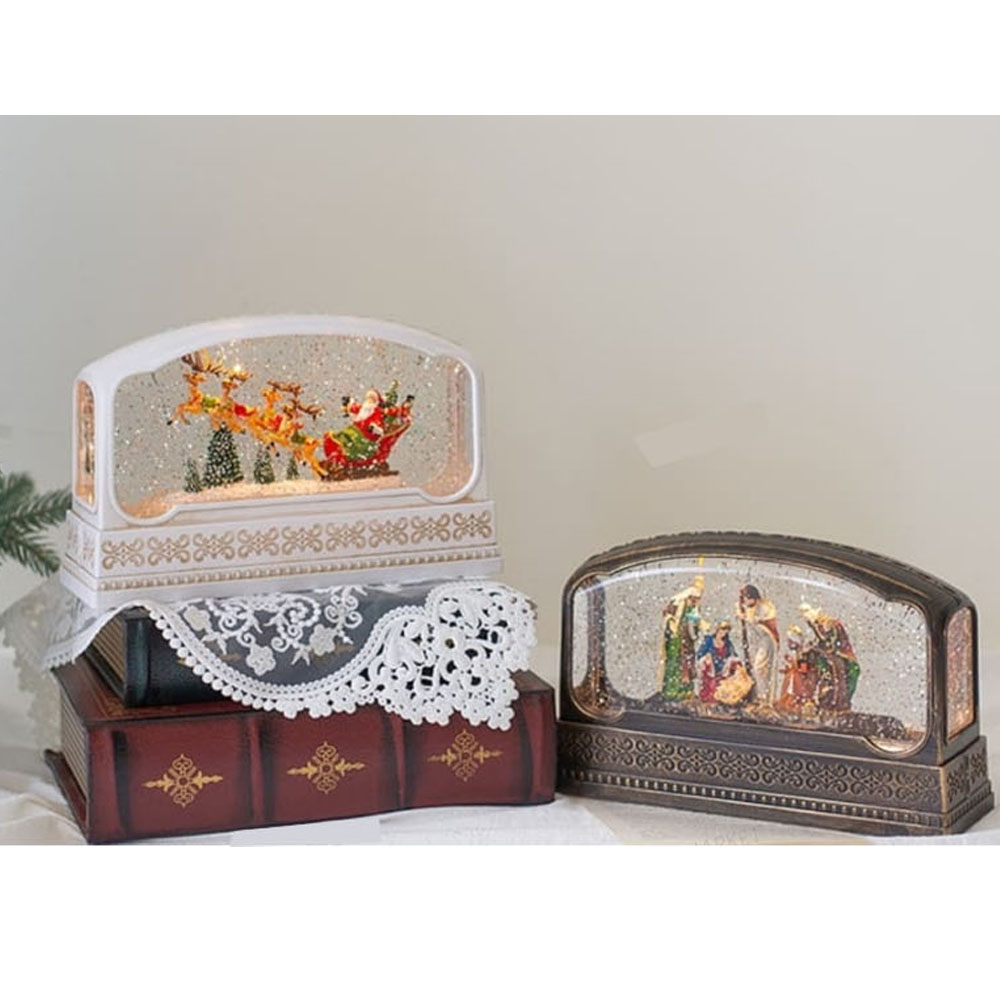 엔틱 라운드형 오르골 워터볼 스노우볼 크리스마스선물 LED조명 무드등 78,000원