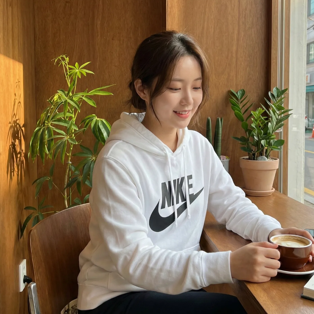 나이키 NIKE 기모 후드티 빅로고 후디 티셔츠 스포네틱 49,900원