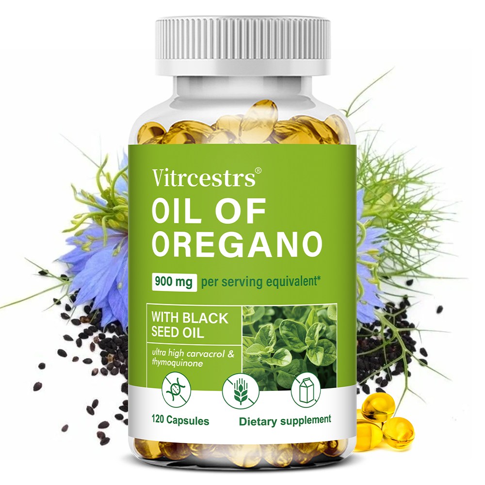 오레가노 소프트캡슐 900mg, 블랙씨오일 50mg, non-GMO 식물성 카바크롤과 티몰 함유, 1개, 120정 25,500원