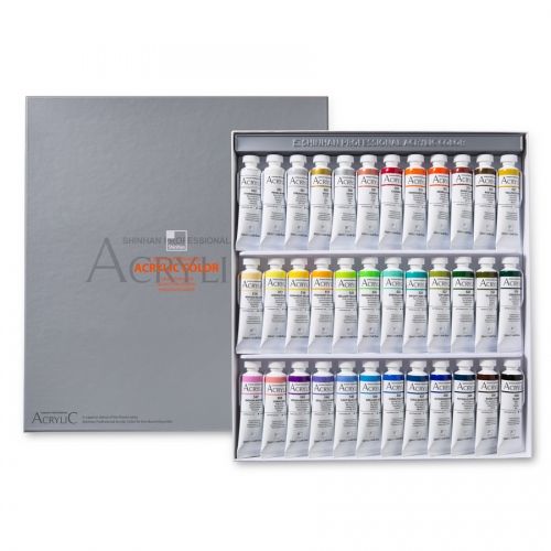 신한 아크릴 물감 세트 20ml 36색 세트 49,500원