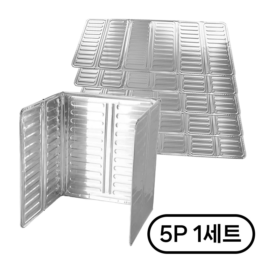 라라공방 가스렌지 인덕션 기름튐 방지 가드 5p, 1세트 8,970원
