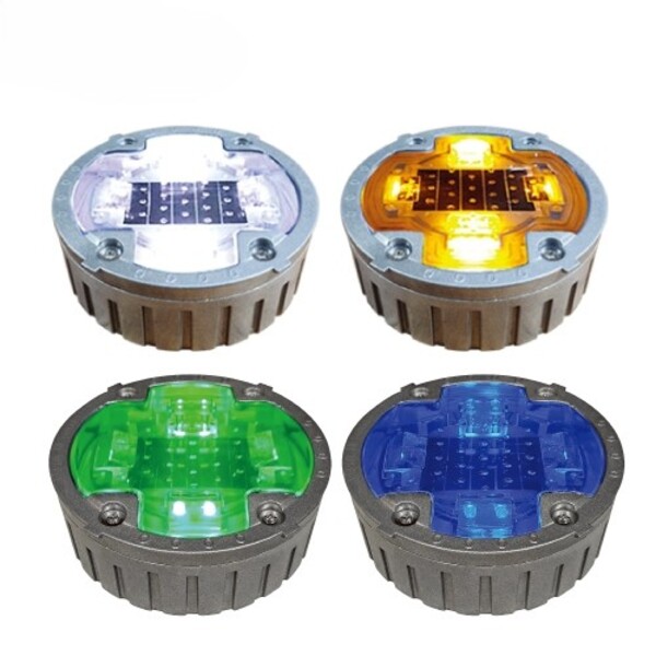 매립쏠라 표지병 (HK-152) 4방향 아파트 공원 도로 바닥 표시등 유도등 경고등, 백색, 1개 59,000원