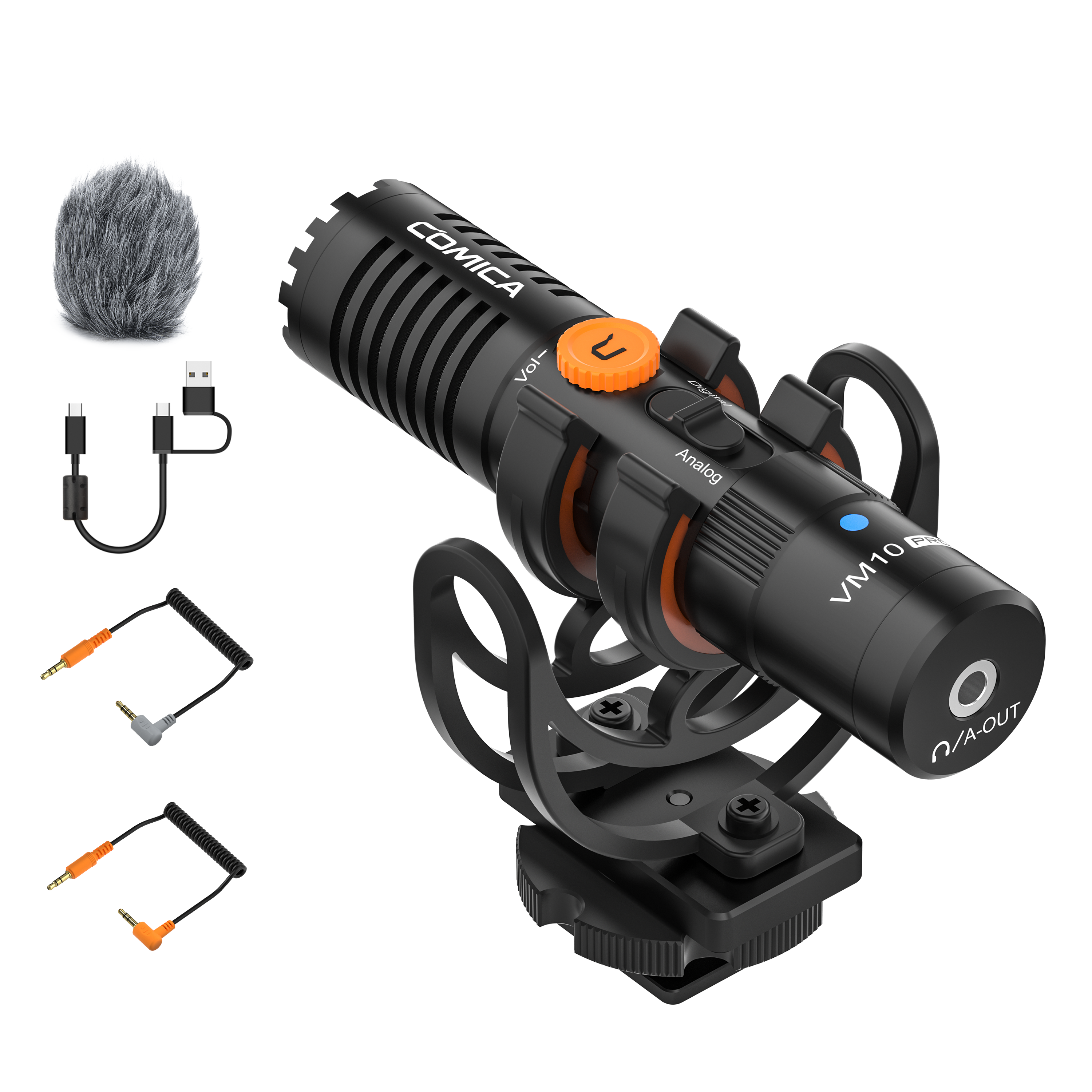 COMICA VM10 PRO 마이크 USB C 외장형 마이크 카메라용 미니 마이크 디지털 출력 라이브 방송 인터뷰 YouTube Android/iPhone/PC/컴퓨터 호환 49,600원
