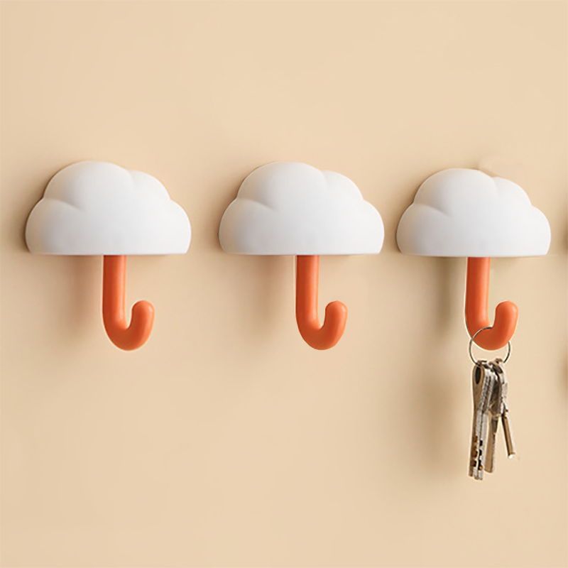나홈 구름 무타공 접착식 후크 걸이, 6개, 화이트 13,000원