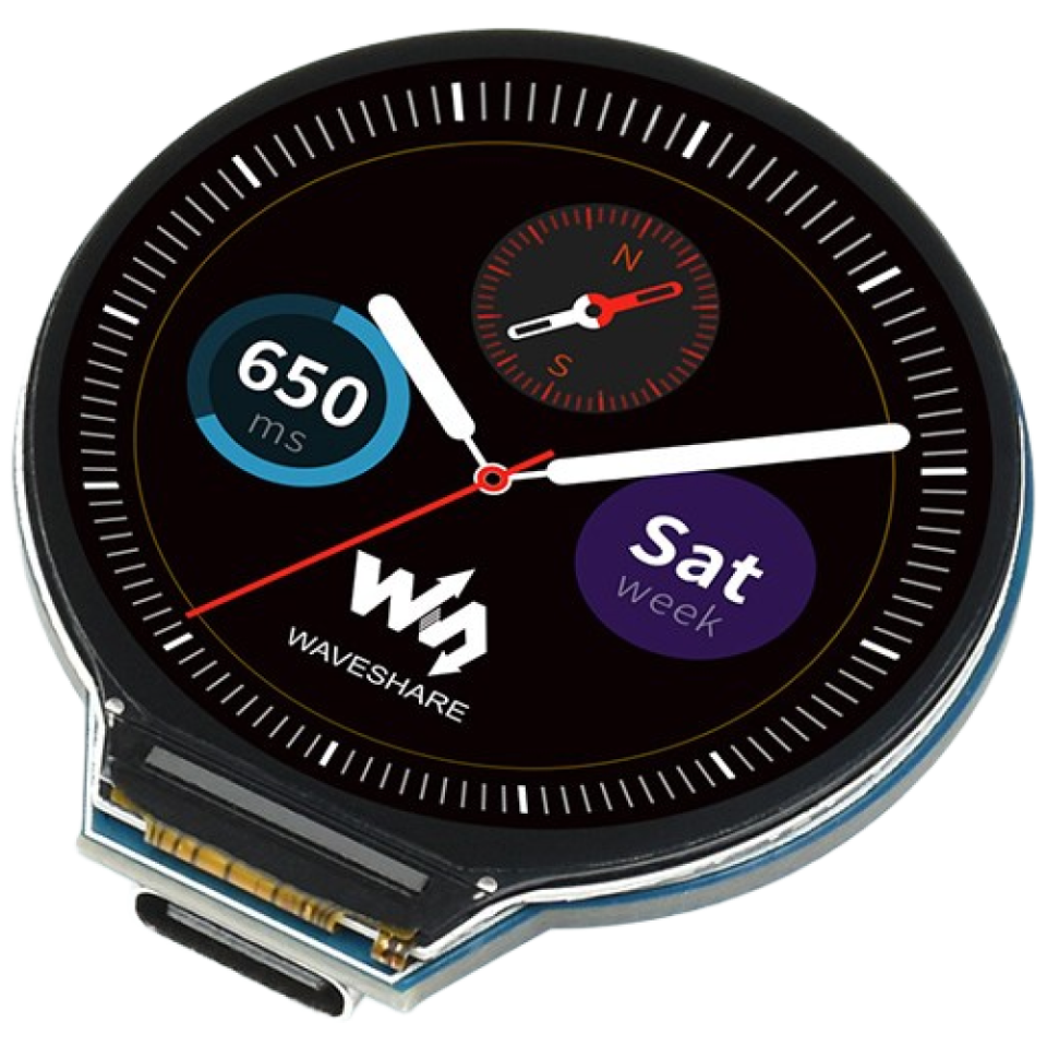 RP2040 1.28인치 원형 IPS LCD 아두이노 개발 키트, 1개 39,000원