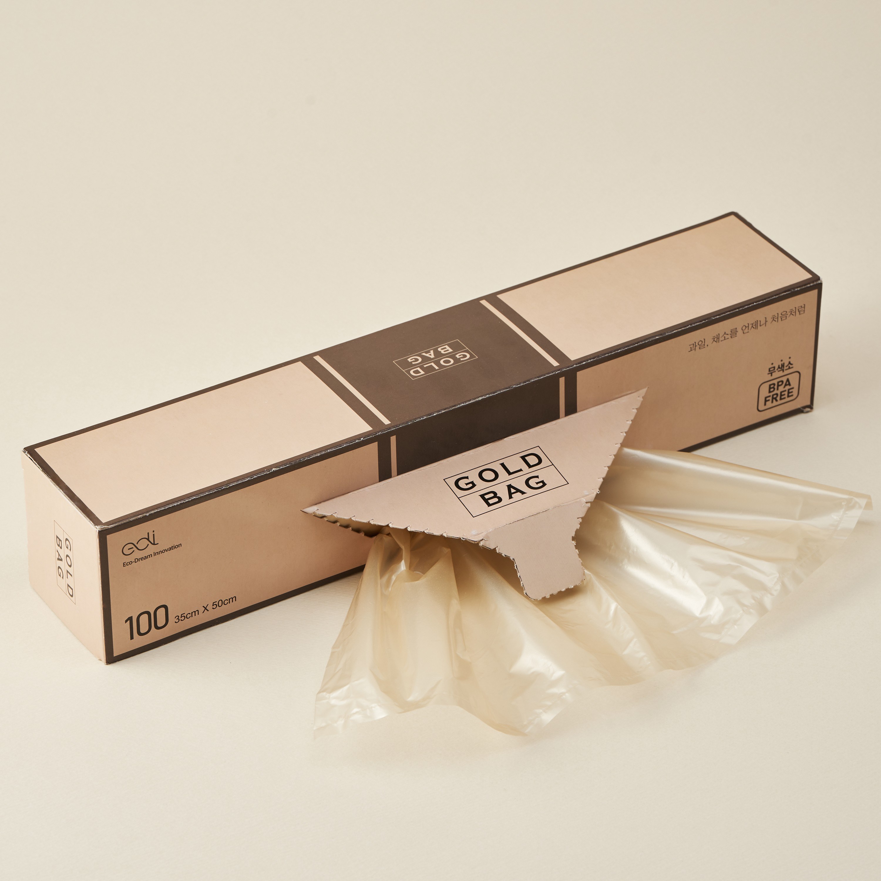 골드백 위생백 키핑백 과일 야채 보관 다회용 비닐봉투 대형 100매, 대(L), 1개, 100개입 15,900원
