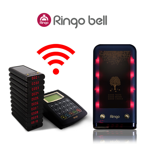 [링고벨] 카페 호출벨 진동벨 1+10 세트구성, 전송기1대+진동벨20개, 990개 1,130,000원