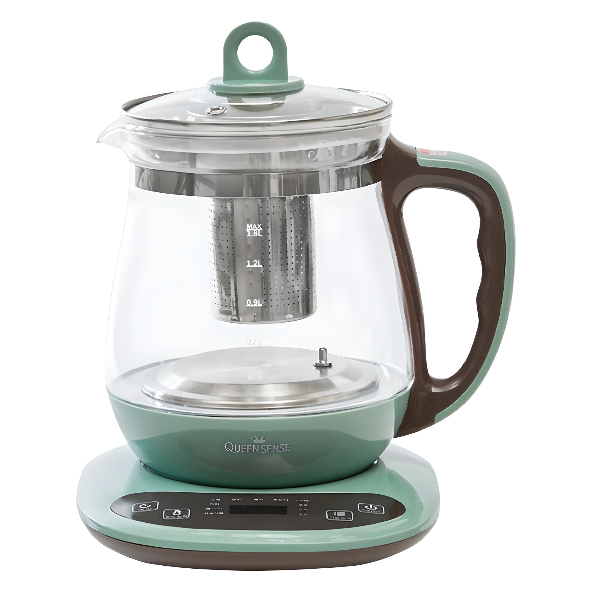 퀸센스 글라스 전기 티포트 그린 1.8L, QSKT-3000 36,350원