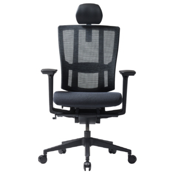 듀오백 브라보 BR-200C 메쉬 컴퓨터 책상 의자, 블랙 404,000원