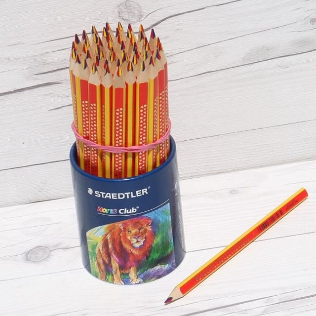 스테들러 독일산 Noris 점보 무지개 삼각색연필 50개 swg+79472VH 113,380원