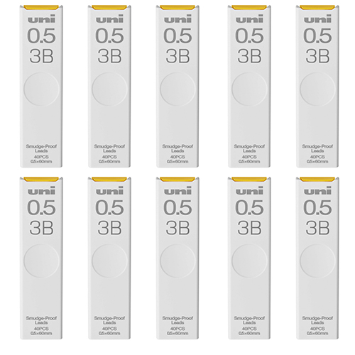 UNI 유니 샤프심 2B 3B 4B 세트, 유니 UL-S-(3B)0.5mm 10개 세트 22,800원