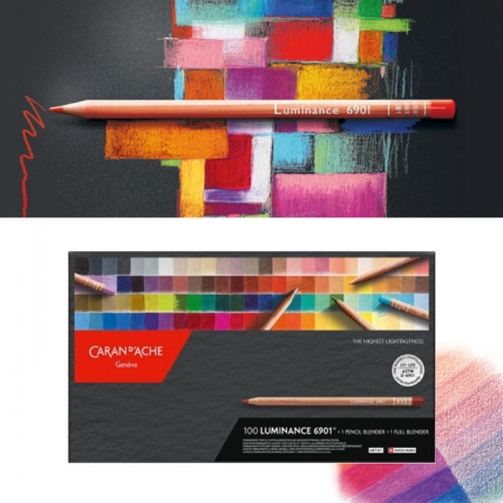 HGR 까렌다쉬 루미넌스6901유성색연필100색 블랜더2개 550,000원