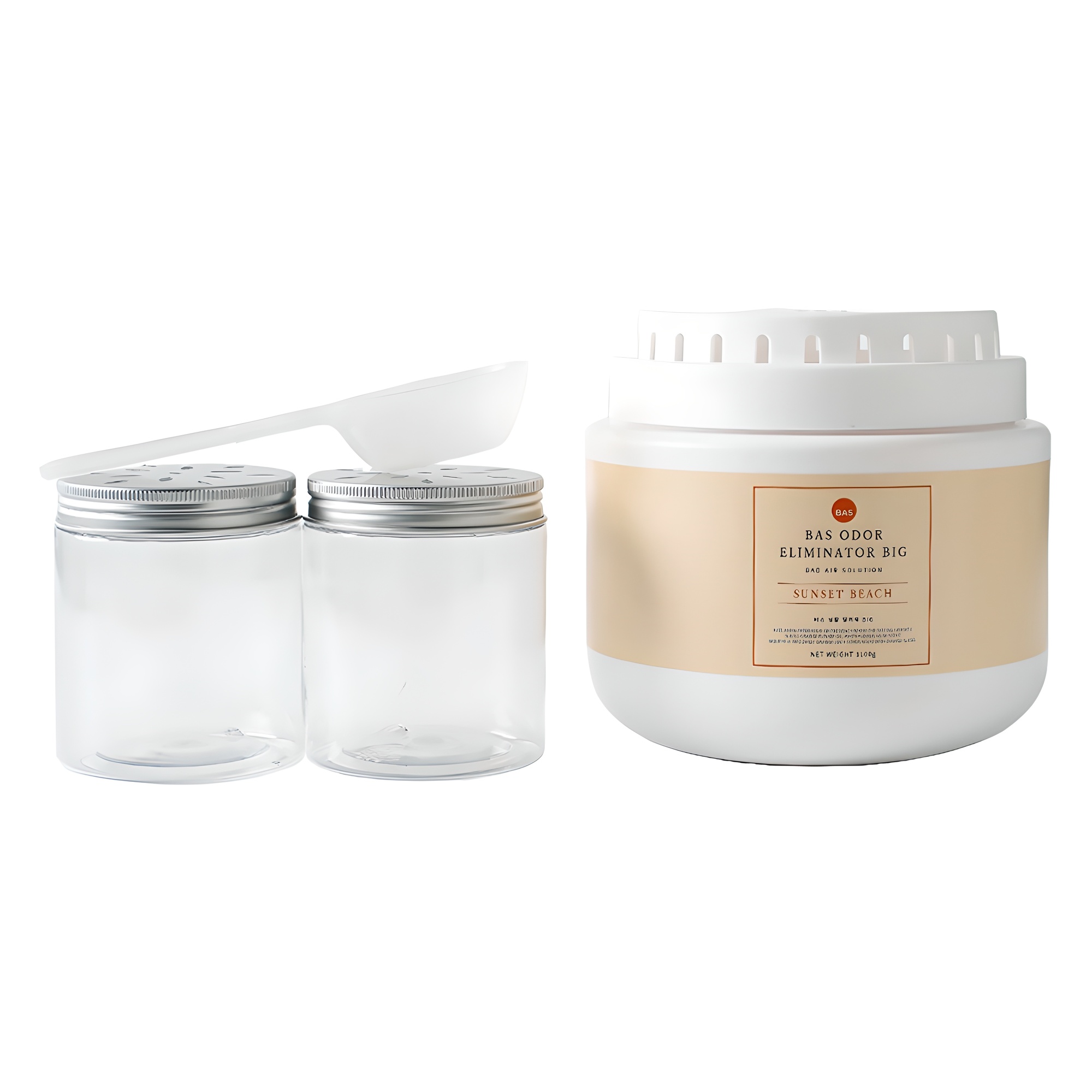 BAS 실내 탈취제 빅 선셋비치 본품 + 소분용기 2p + 스쿱 세트, 1.1kg, 1세트 28,800원