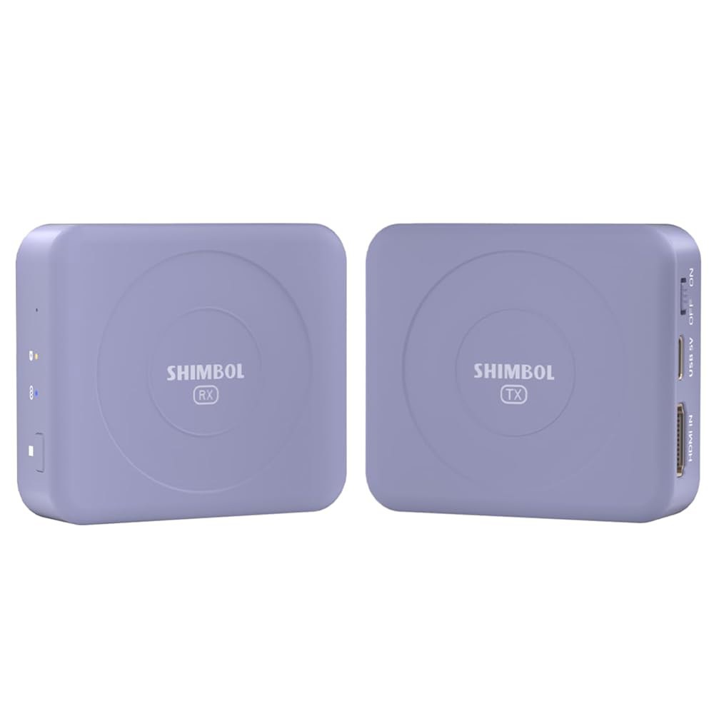 신볼 무선 비디오 전송 시스템, 2000mAh 내장 배터리/492피트 범위/60ms 지연 시간(블랙)을 갖춘 휴대폰 및 카메라용 HDMI 입력 송신기 수신기 192,200원