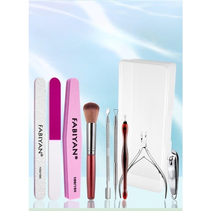 픽한가득 셀프 네일 케어링세트9종,니퍼+스틸푸셔+큐티클 포크+먼지 브러시+버퍼 1세트+손톱 깍이, 1개, JL-007 14,800원