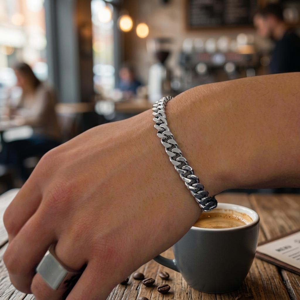 써지컬스틸 어반나이트 남자 체인 팔찌 29,500원