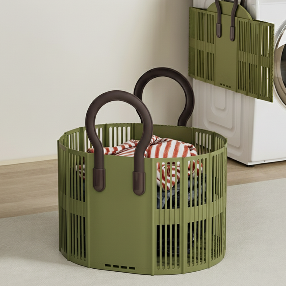 조이제이 대형 접이식 세탁바구니 빨래바구니, 그린 18,100원