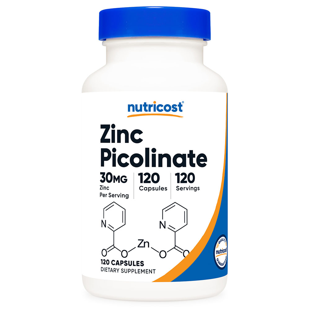 뉴트리코스트 징크 아연 피콜리네이트 30mg 120캡슐 1병, 120정, 1개 19,900원