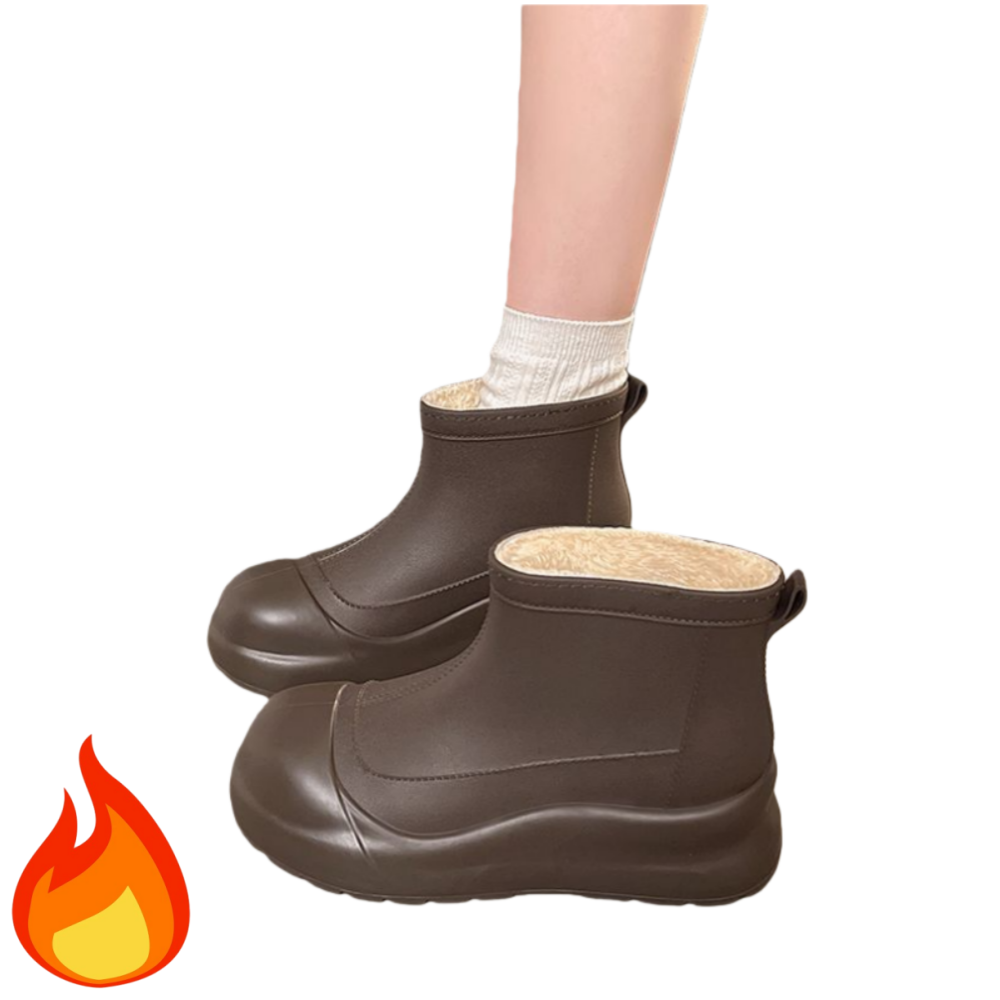 Makone 남여공용 미끄럼 방지 방한 다용도 앵글부츠 주방용 기모 방수 요리사 신발 28,900원