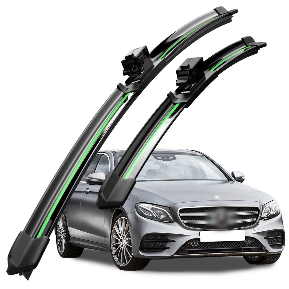 호환 벤츠 E-클래스(W213) 2016-2023 와이퍼 초발수 저소음 자국 없음 전면 와이퍼 블레이드 2종 세트, E-클래스(W213) 2016-2023 28,600원