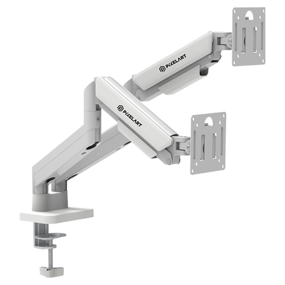 픽셀아트 스탠디아 B200 듀얼 모니터암, White, 1개 45,500원