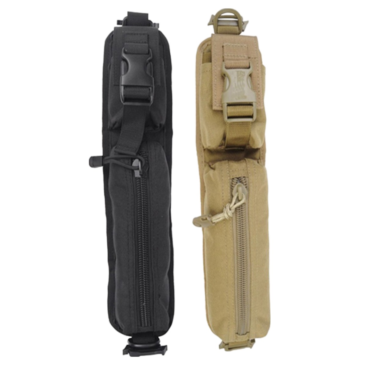 JE 배낭 파우치 어깨 주머니 보조가방 등산배낭 벨트, 블랙 8,900원